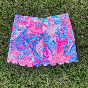 Lilly Pulitzer Colette Hem Scallop Skort Size 4